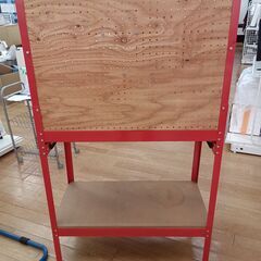★ジモティ割あり★ ASTRO　PRODUCTS ライトワークベンチ レッド H140×D40×W81 クリーニング済み TK3346の画像