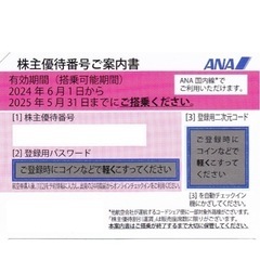ANA株主優待　4枚セット2025年11月30日まて゛