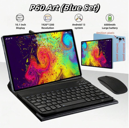 [新品] Android タブレット 6GB/128GB (ブルー セット)