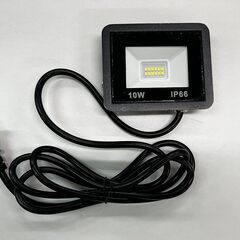 新品たくさん在庫　【10W 投光器 IP66】1.8コード PSE認証 正規品 昼光色 1200LM 6500K 100w相当 IP66防水 120°広角 100V対応 ワークライト 工事用の画像