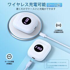 新品たくさん在庫　Bluetooth イヤホン　QIワイヤーレス充電対応の画像