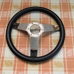昭和レトロ　旧車personalパーソナル皮巻きステアリングの画像