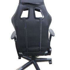 新札幌 GTRACING ゲーミングチェア GT002 ブラック系 幅730mm×奥行550mm×高さ1300mm No.2856の画像