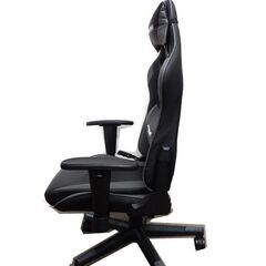 新札幌 GTRACING ゲーミングチェア GT002 ブラック系 幅730mm×奥行550mm×高さ1300mm No.2856の画像