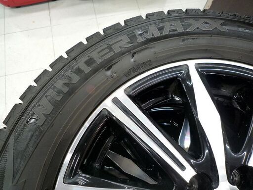 ホイール付き スタッドレスタイヤ 4本セット ウインターマックス WM02 195/65R15 2019年 BALMINUM 6J I