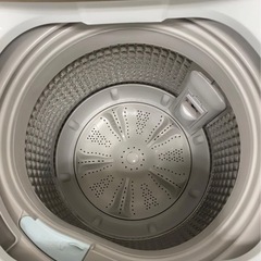 Haier 5.5kg 全自動洗濯機 2020年製 JW-C55D-N シャンパンゴールド ハイアールの画像