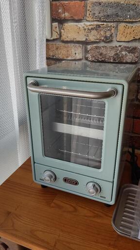 （決定しました）Toffy　レトロ調オーブントースター　ペイルブルー