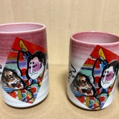 津軽ねぶた　陶器製　湯呑み・急須・お猪口・徳利の画像