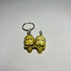 ドクロ キーホルダー ストラップ