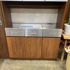 2️⃣ウニコ Uico ストラーダ キッチンボード レンジ台 食器棚 ウニコ ストラーダ120 レンジボード キッチンカウンター