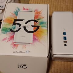 Softbank Air 5(最新機種)　ルータ　一式　状態良好の画像