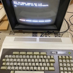 PC-8001  PC-8001mk2  モニター付き