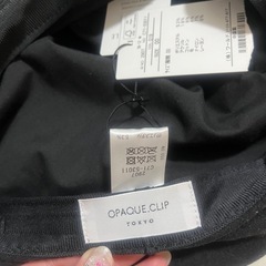 OPAQUE.CLIP キャスケット 黒 Mサイズ　新品未使用タグ付の画像