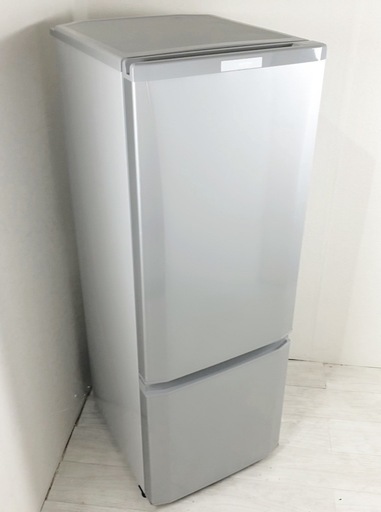 (送料無料) 2019年 美品 168L 冷蔵庫 LEDランプ採用 静音設計 三菱