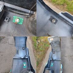 ハイエース200系 ナロー用　ボンネット&リアバンパー　パールホワイ 070の画像