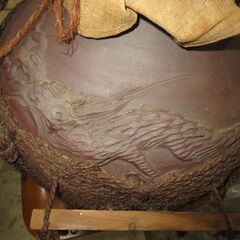 古酒泡盛作り用5升甕　中身なしの画像