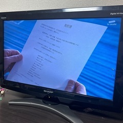 【傷あり】テレビ　SHARP LC-26E7　の画像