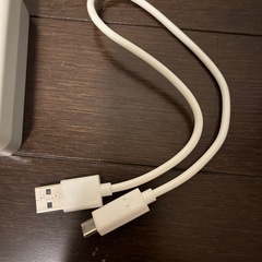 ACアダプターとUSBケーブル の画像