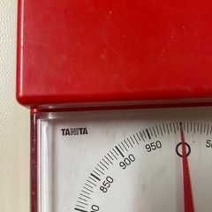 TANITA クッキングスケール 1kg 赤の画像