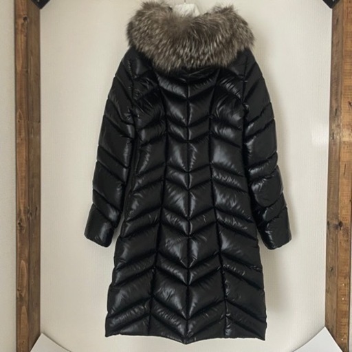 MONCLER モンクレール FULMAR ダウンコート ロングコート ファー ブラック サイズ00 レディース 