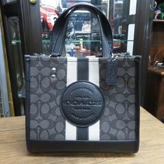COACH デンプシー トート 22 シグネチャー ジャカード ...