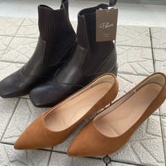 【新品】パンプス　ショートブーツ　2足セット　24.5