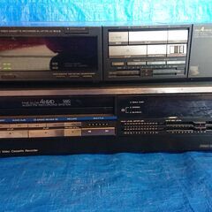 ビデオデッキ２台　ベータ　ＶＨＳ　レア1980年代の画像