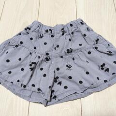 110 パンツ ハーフパンツ キュロット ２着セットの画像