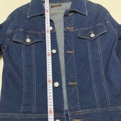 レディース　ストレッチ薄手Gジャンの画像