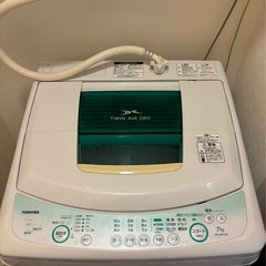 
洗濯機もらって下さい。7キロ　TOSHIBA 2009年製