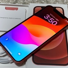 docomo iPhone12 256GB 赤 SIMロックなし 箱 付属品有り