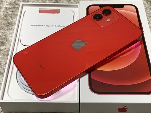 docomo iPhone12 256GB 赤 SIMロックなし 箱 付属品有り
