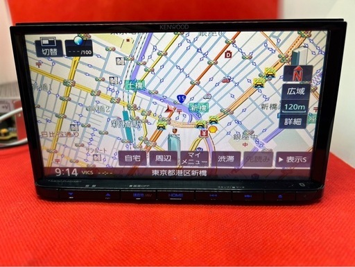 ⭐︎美品⭐︎KENWOOD 2024春地図MDV-D404BT 新品バックカメラ付