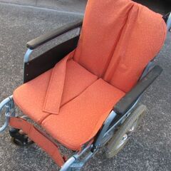 マツナガの車椅子　介護用　折りたたみ式　中古の画像