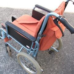 マツナガの車椅子　介護用　折りたたみ式　中古の画像