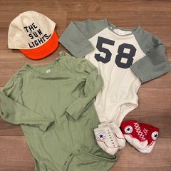 【M】H&Mロンパースセット