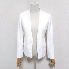 プラステ PLST 美品 ノーカラージャケット ブレザー 背抜き...