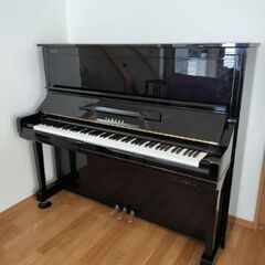 YAMAHA ヤマハ アップライトピアノ YU3SZ 椅子・カバー付き 消音機能の画像