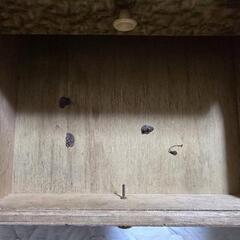 昭和レトロな引き出し多数の棚ですの画像