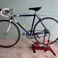 ロードバイク ナショナル 2×6 700C Wレバー SUNTOUR MAVIC ホリゾンタル 中古 クラシカルロードバイク National ○｜車体