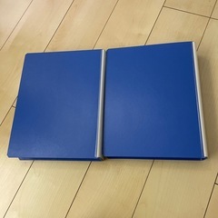 （廃棄済）パイプ式ファイル　A4　2冊
