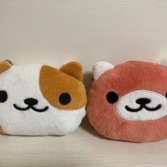 ねこあつめ　パスケース　二つ