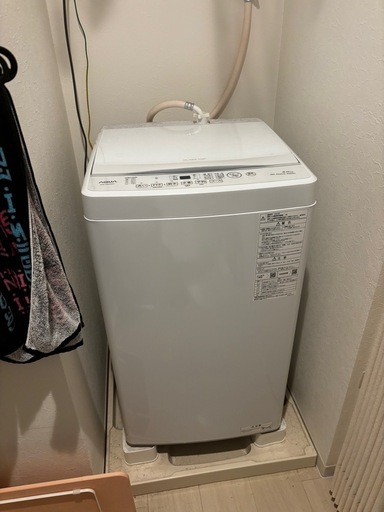 【決まりました】☆取りに来てくださる方限定☆ 取扱説明書付き アクア 洗濯機 5kg