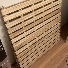 折りたたみ　すのこ　ベッド　シングルの画像