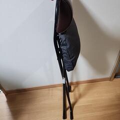 ニトリ ハイチェア DBR ブラウン 折りたたみ 椅子 チェアの画像