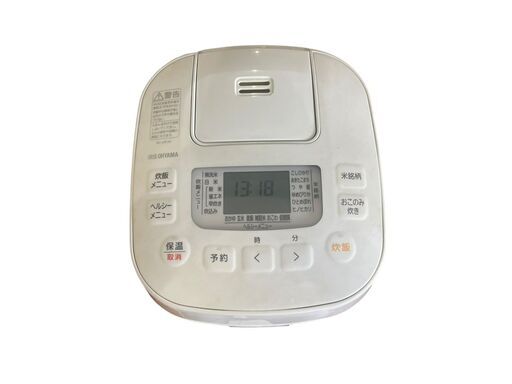 【決まりました】◯アイリスオーヤマRC-ME30-W 炊飯器　White 白　2021年製