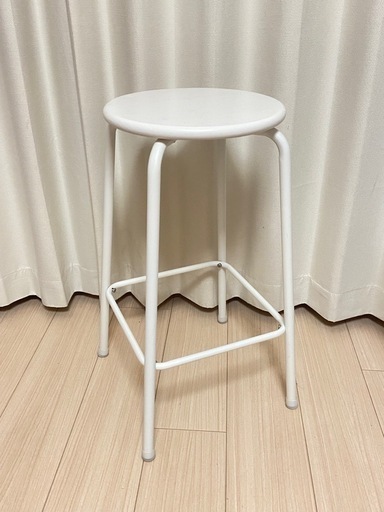 60cmカウンタースツール　ホワイト　