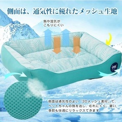 夏用ペットベッド　犬用ベッドの画像