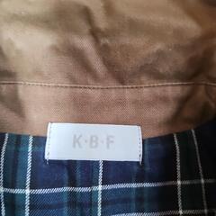 秋用/平成レトロ】KBFケービーエフのレディース ステンカラーコート ロングコート  フリーサイズ カーキ色 ビンテージ ヴィンテージの画像