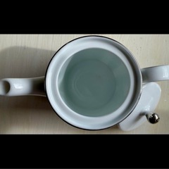 Francfrancティーポット モノトーンストライプの画像